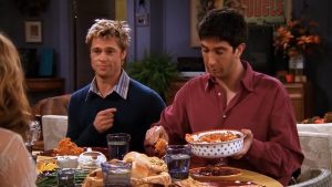 dizi izleyerek İngilizce öğrenmek friends brad pitt