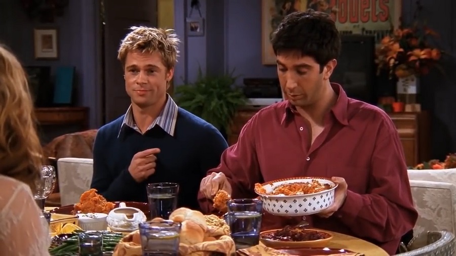 dizi izleyerek İngilizce öğrenmek friends brad pitt