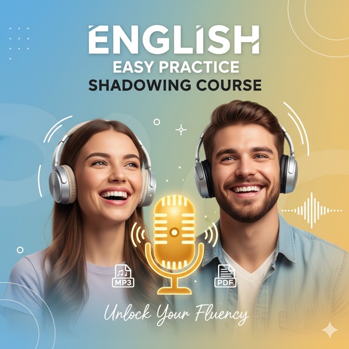 Shadowing English Speaking Practice İngilizce konuşma eğitim seti Shadowing dersleri